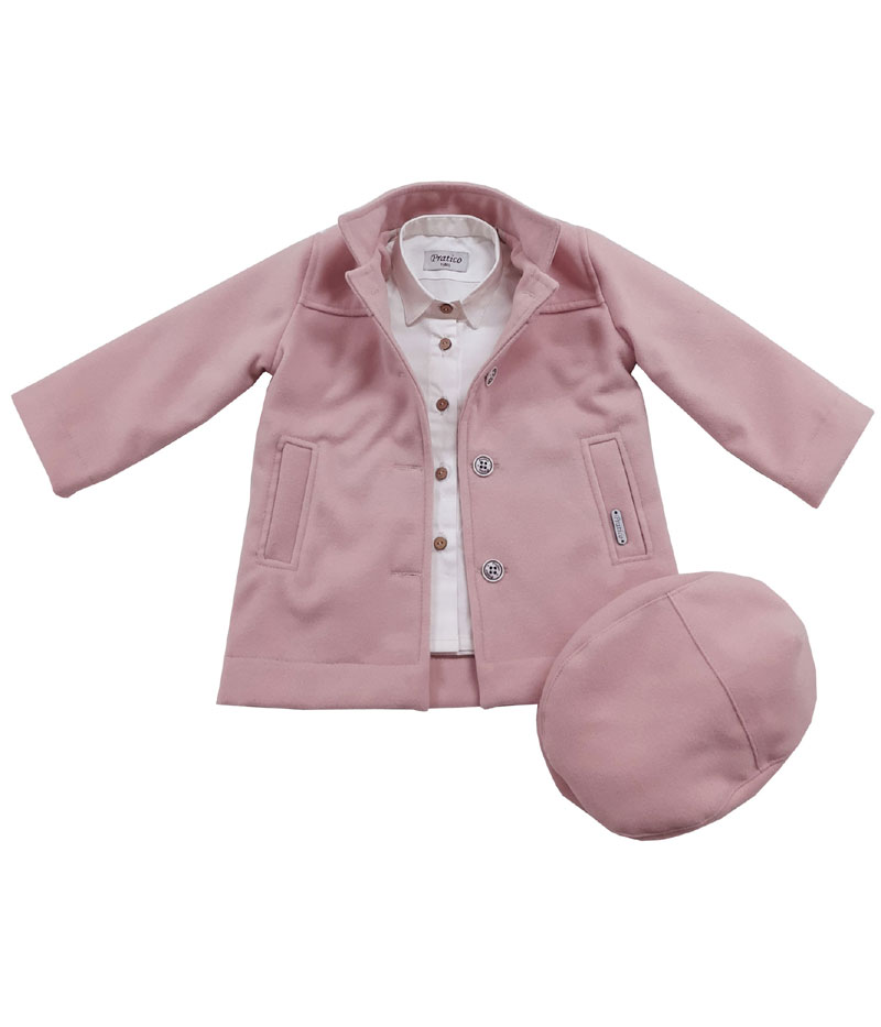 Roze/beli komplet za devojčice