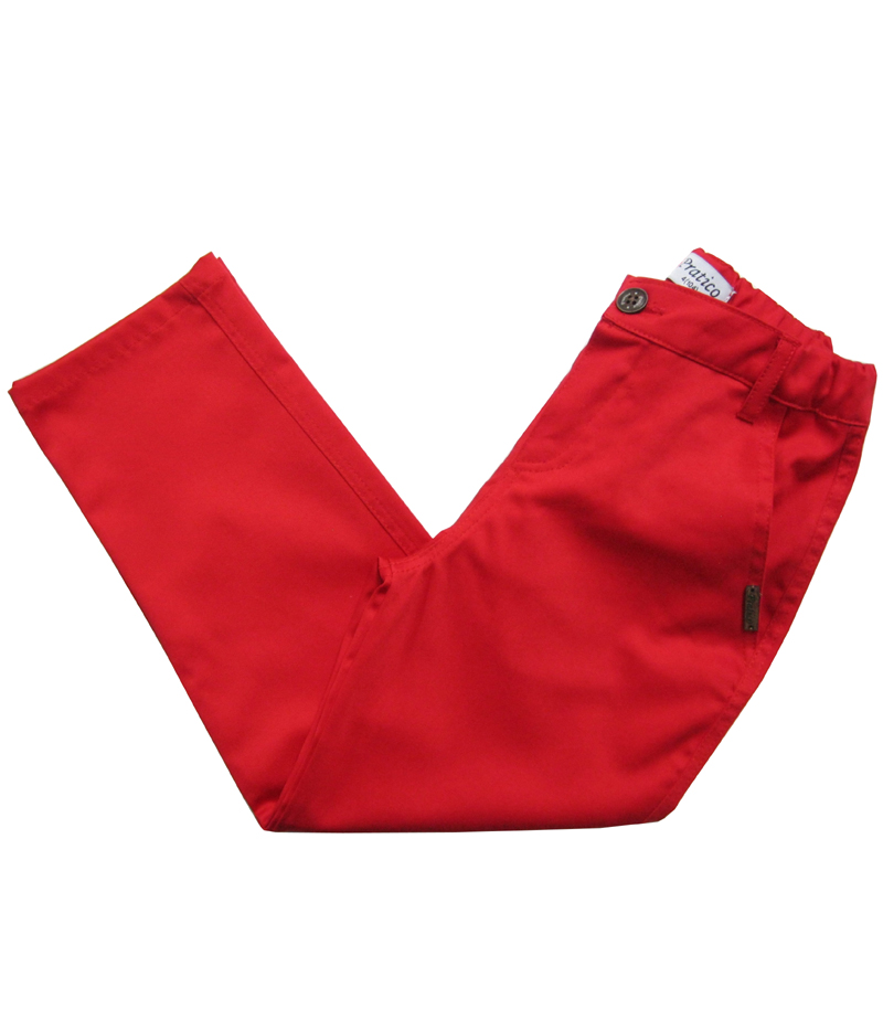 Crvene pantalone za male dečake